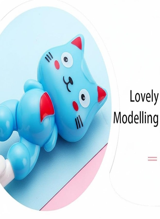 LOVHIDE عيدان طعام لوفهايد للمبتدئين - عيدان طعام تدريبية ممتعة للأطفال، سهلة الإمساك وتصميم مريح، عبوة من قطعة واحدة (أزرق) - Image 3